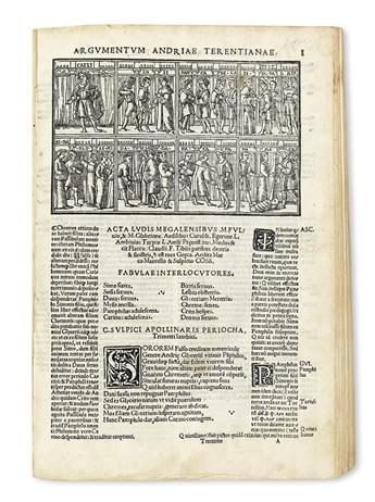 TERENTIUS AFER, PUBLIUS. Comoediae.  1524